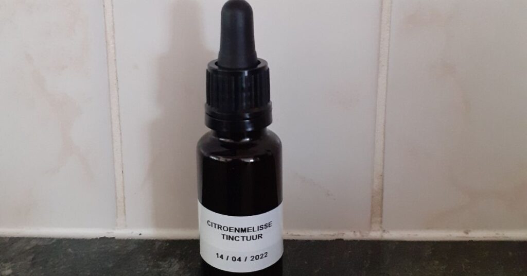 citroenmelisse tinctuur