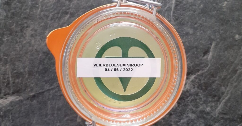 vlierbloesem siroop