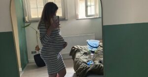 35 weken zwanger buik